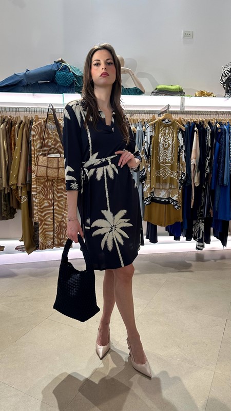 ABITO WRAP DRESS IN JERSEY