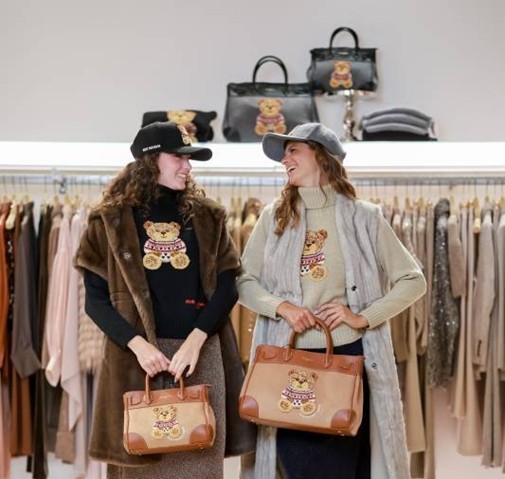 TOTE BAG RUE MADAM CON L'ICONICO ORSO MARVIN